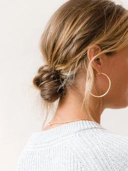 Everyday Large Hoops Gold Filled