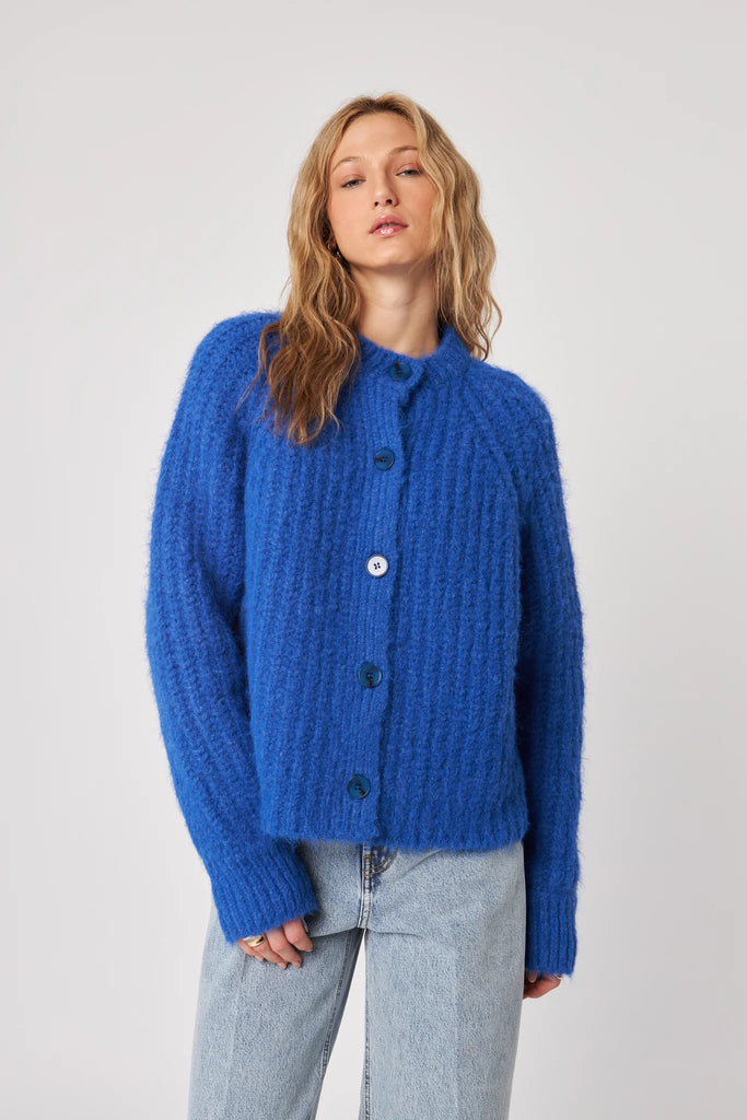 Benny Cardigan Electric Cobalt – B.loved