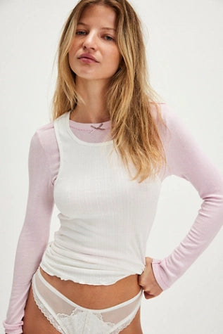 Fresh in Love Tank Ivory