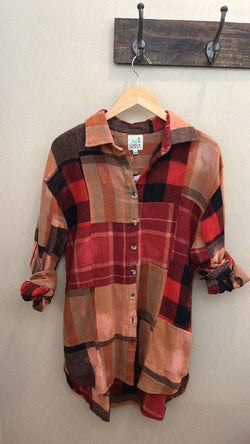 Fall For Me Flannel Red