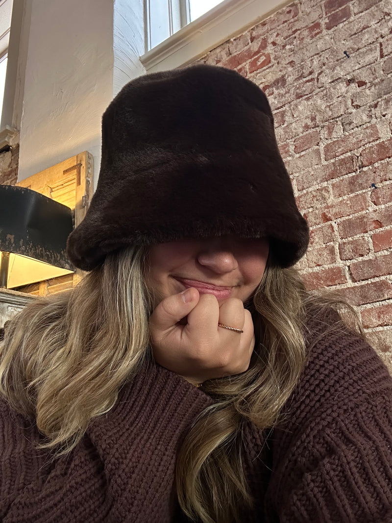 Bucket Hat Chocolate Brown