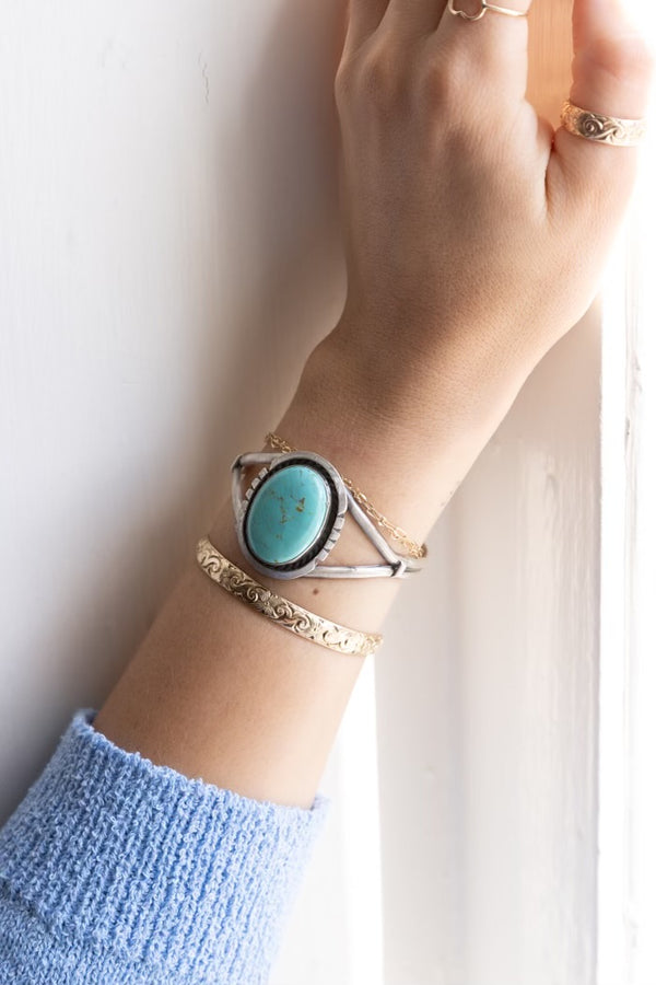 Kingman Turquoise Cuff