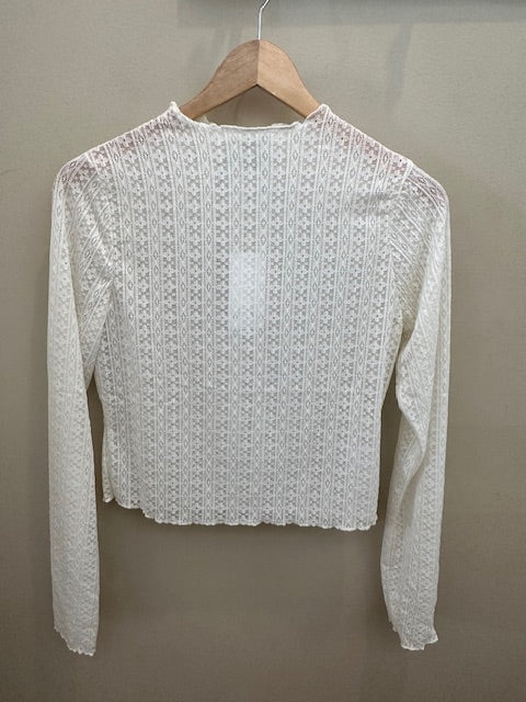 Flagship Lace Top Ivory