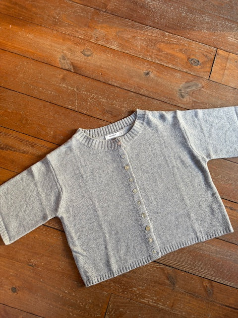 The Stacey Cardigan Heather Grey