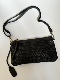 The Willow Woven Bag Black