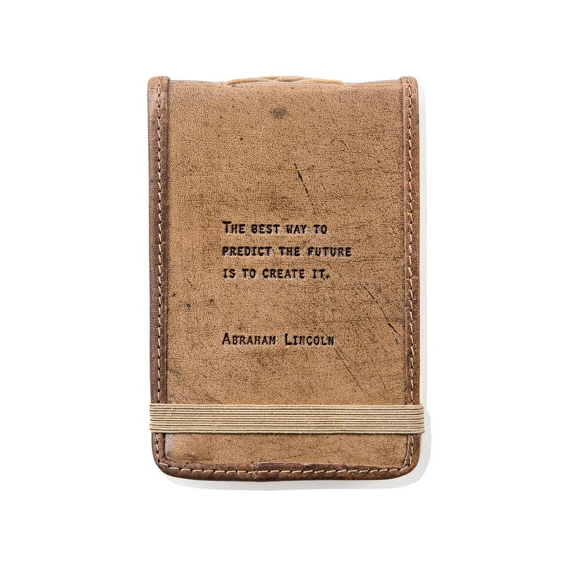 The Best Way to Predict The Future Leather Journal