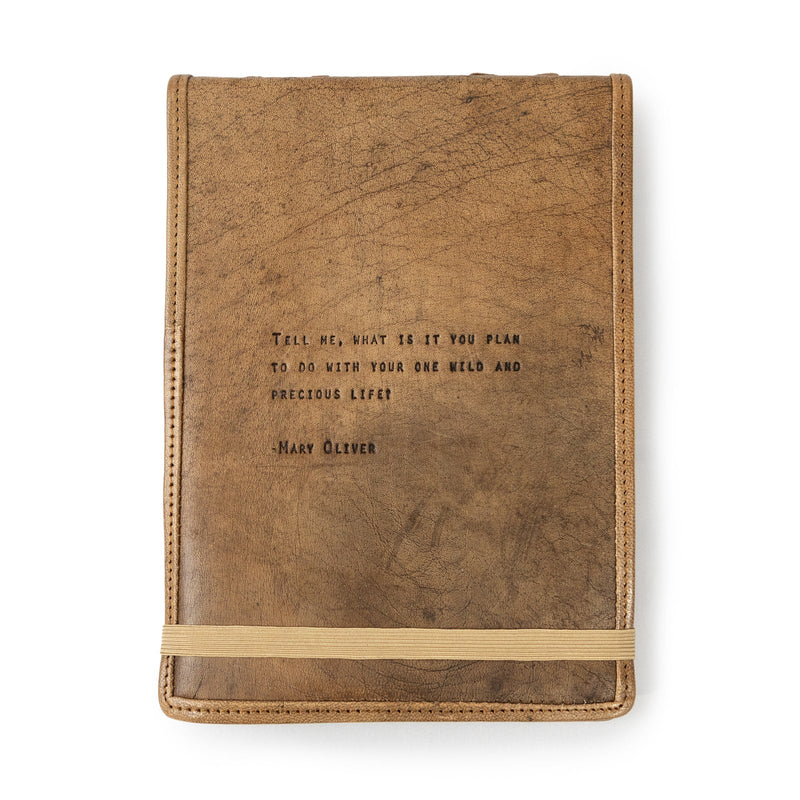 Tell Me, Leather Notebook