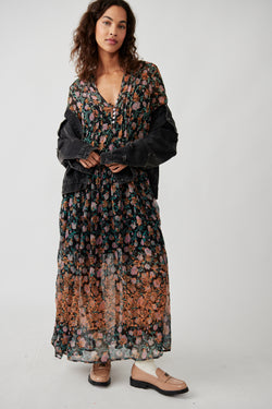 See It Through Dress Black Combo