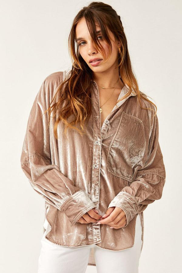 Night Skies Velvet Top Mushroom