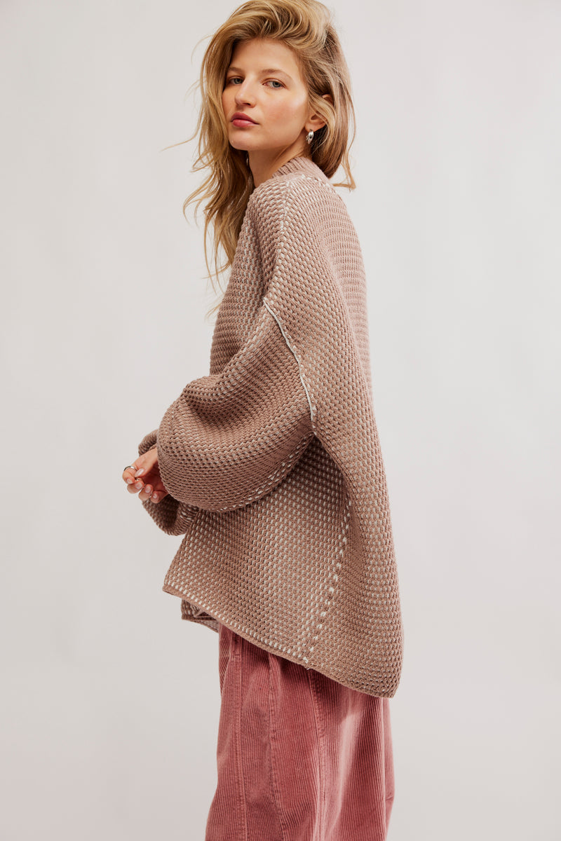 Maisie Sweater Stucco Combo