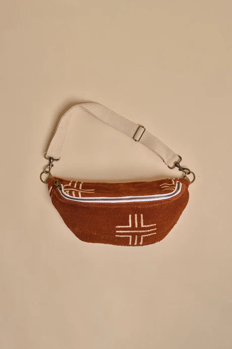 Imperfect Rust Crosses Sling Bag