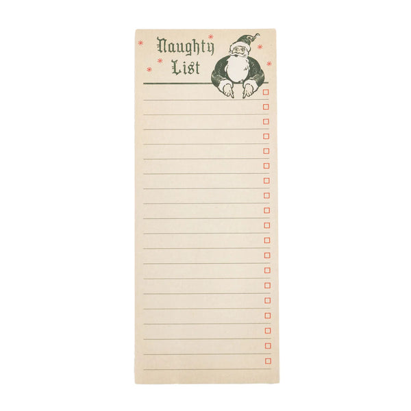 Naughty List Notepad