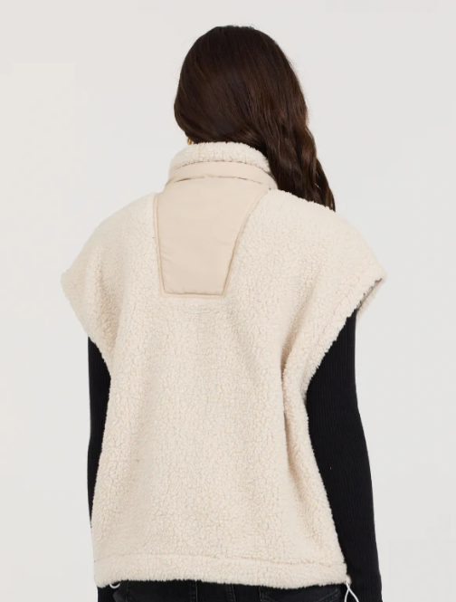 Chilly Days Sherpa Vest