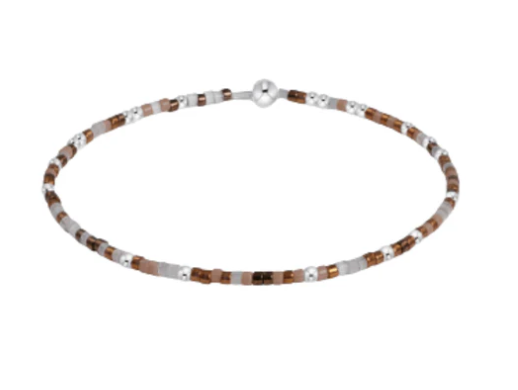 Hope Unwritten Sterling Bracelet- Cocoa