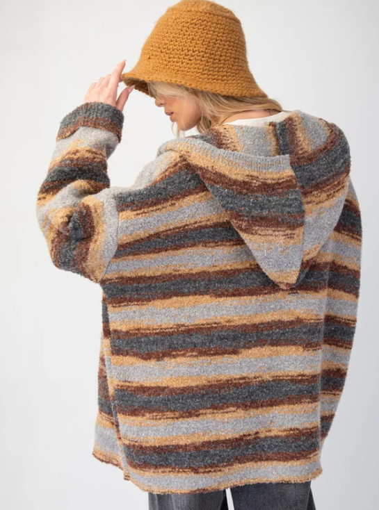 Wilderness Striped Cardigan