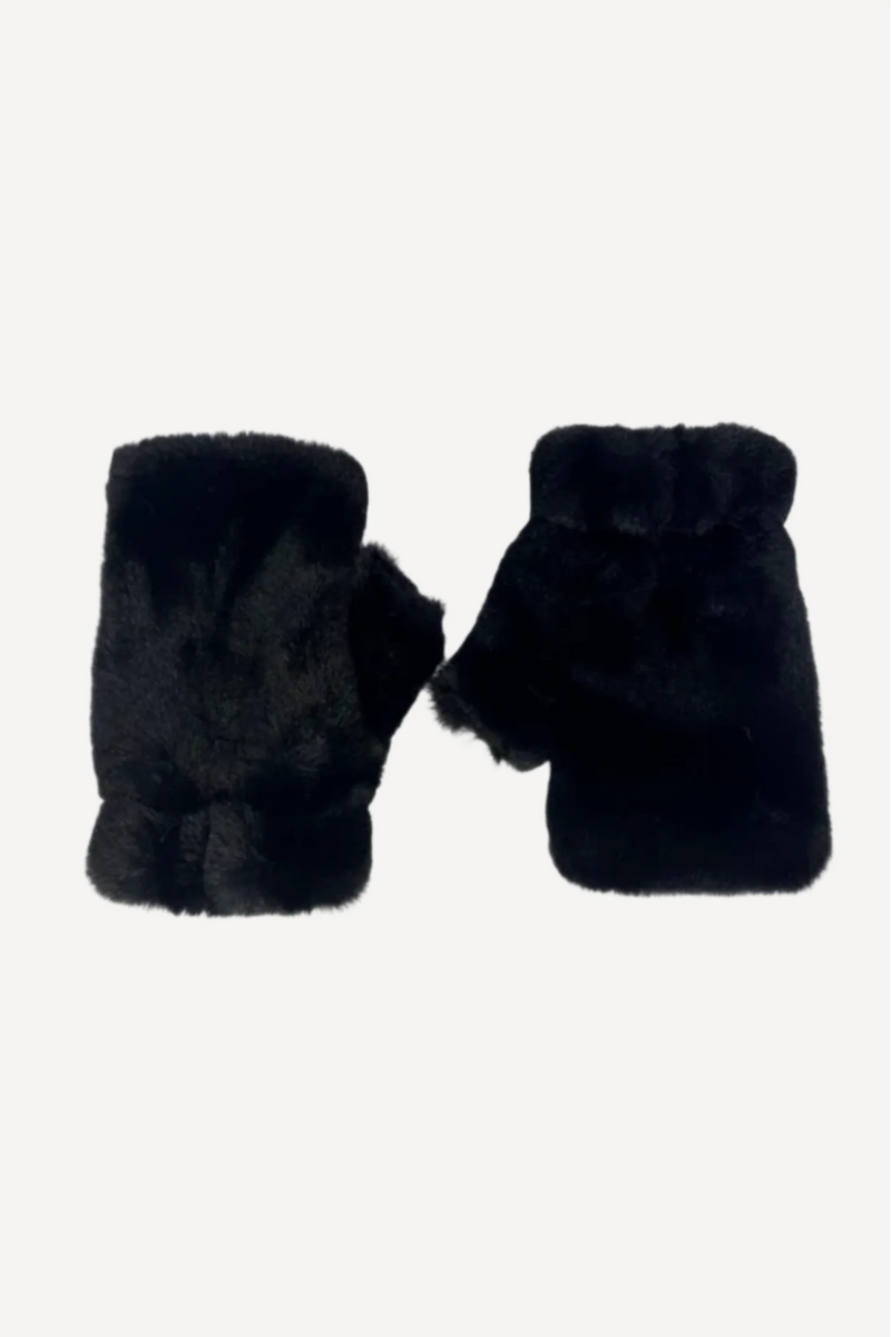 The Luxe Cozy Mitts Black