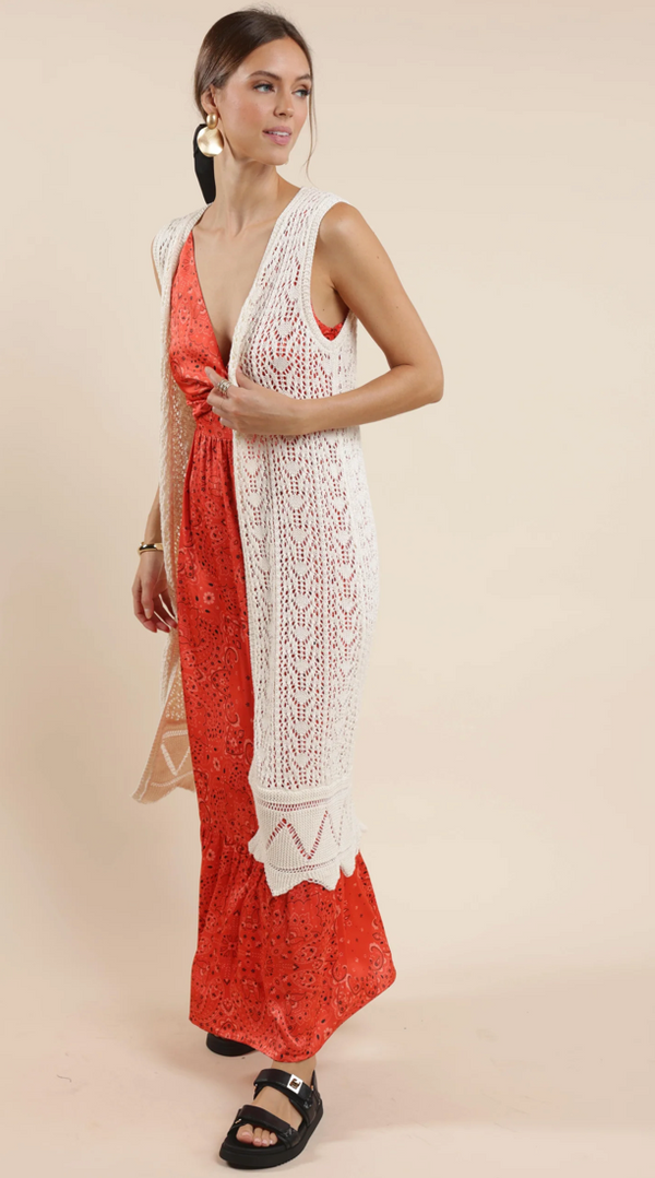 Tatum Crochet Duster