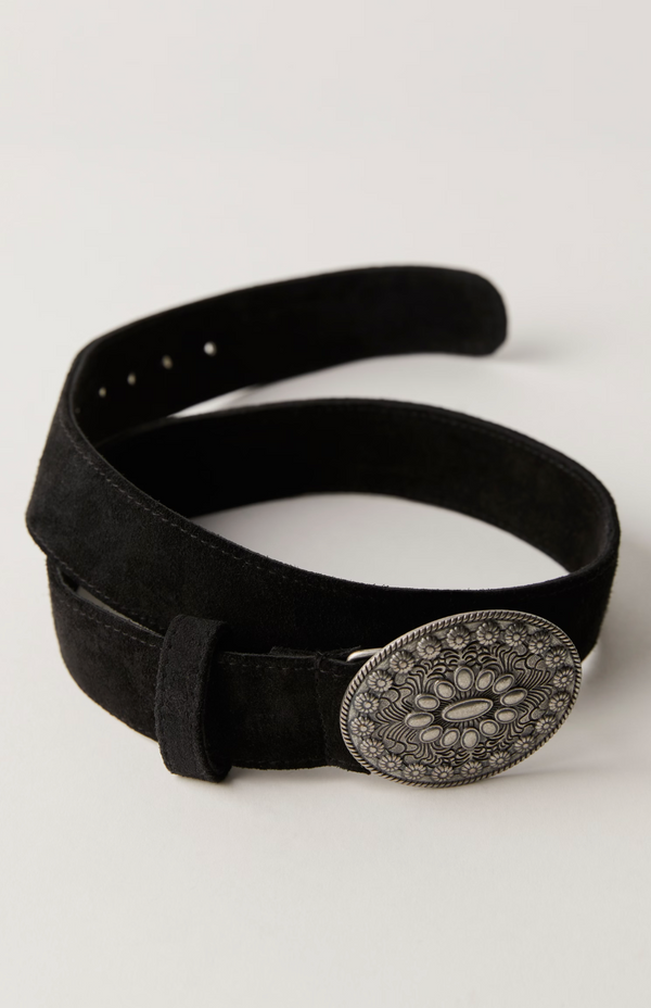 Duchess Concho Belt Black