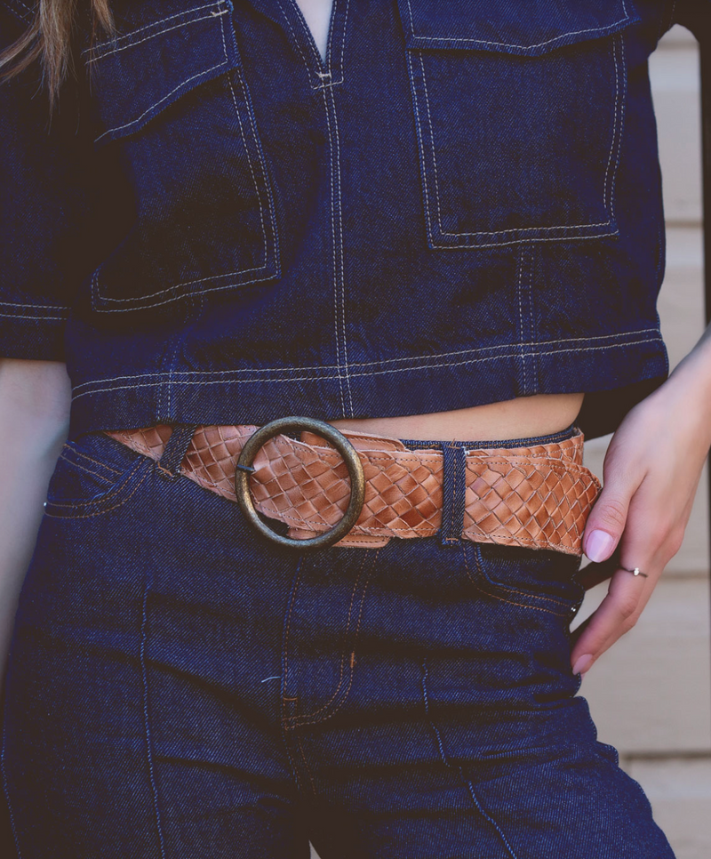 Dreamweaver Belt Tan Rustic