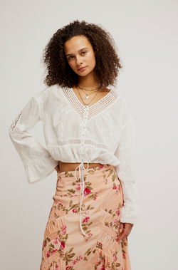 Sweet Love Blouse Egret