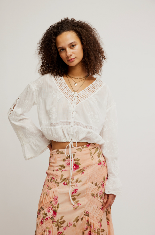 Sweet Love Blouse Egret