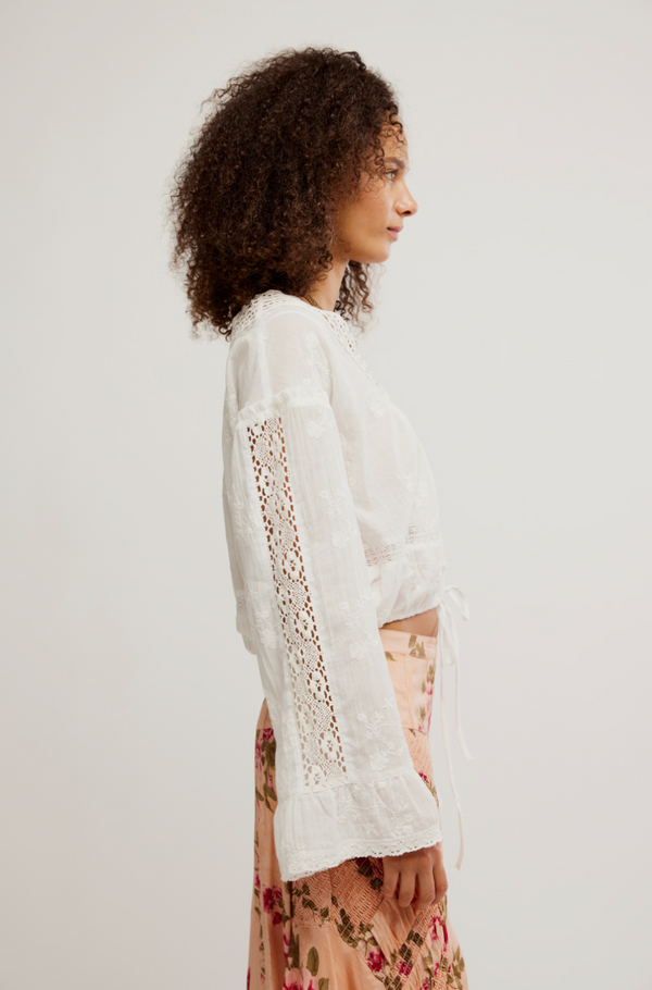 Sweet Love Blouse Egret