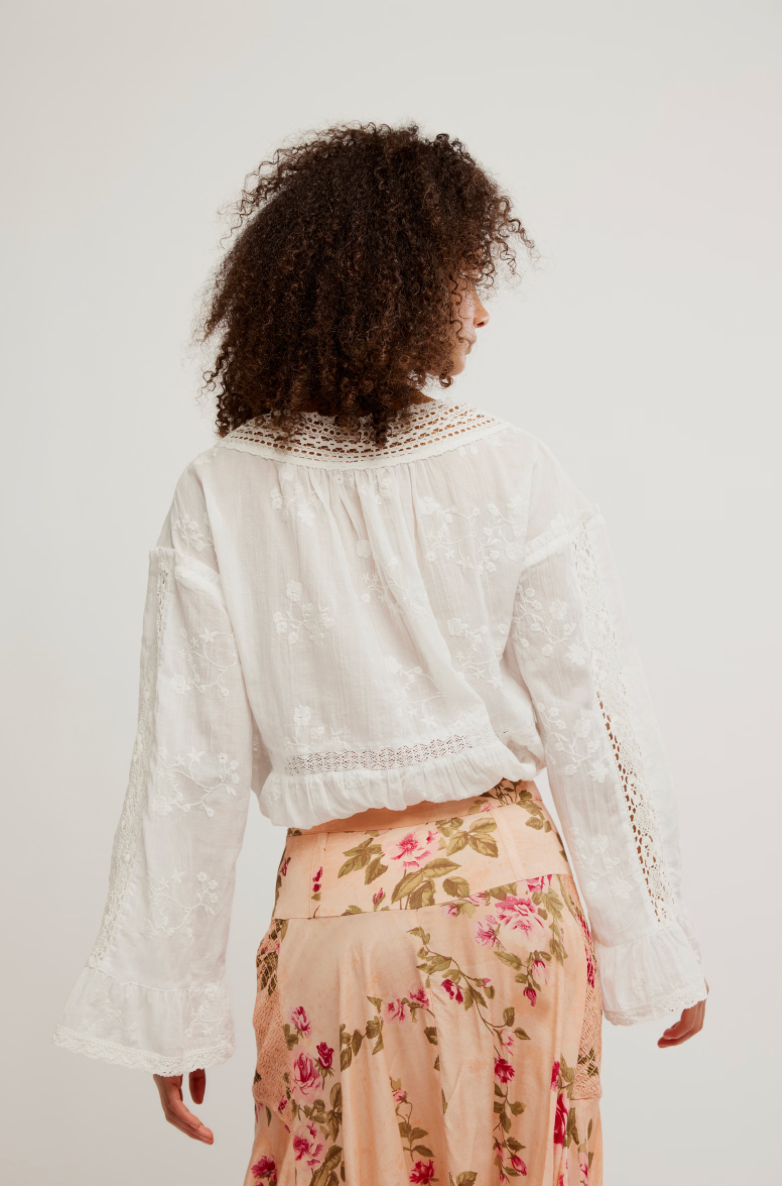 Sweet Love Blouse Egret