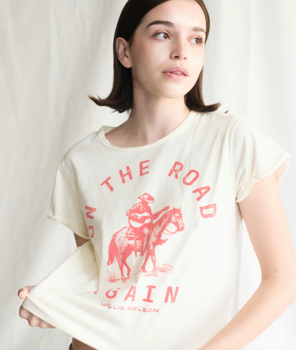 Willie Nelson On The Road Again Tee