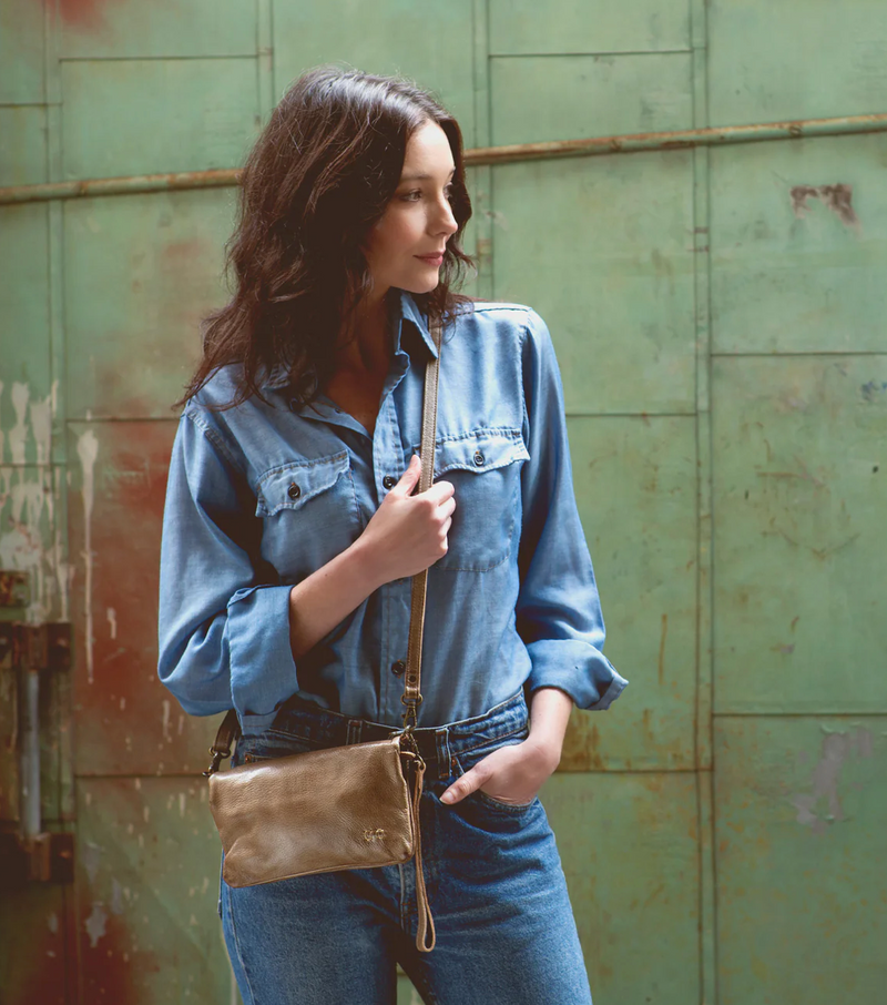 Cadence Wallet Taupe Rustic