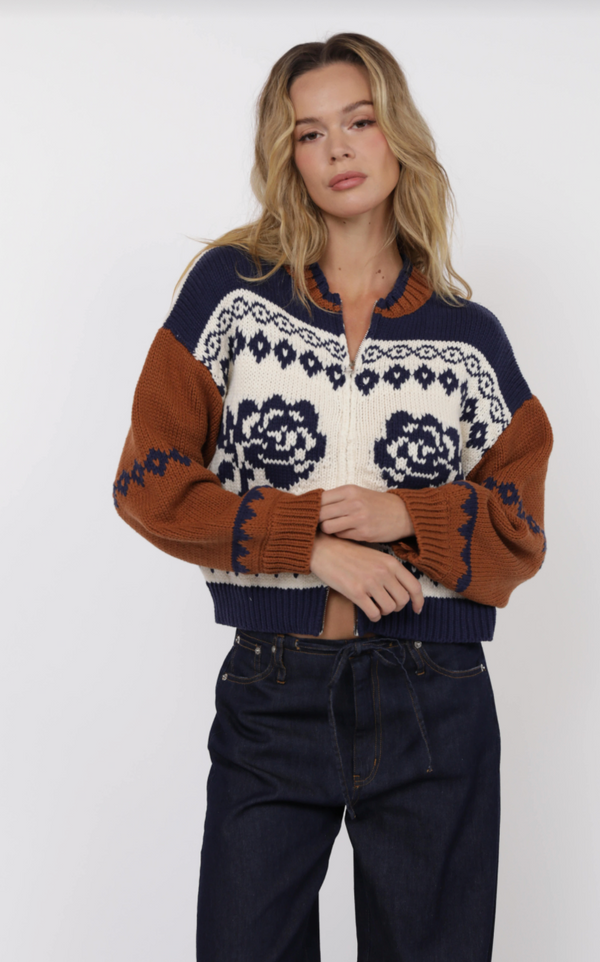 Sweet Rose Sweater Jacket