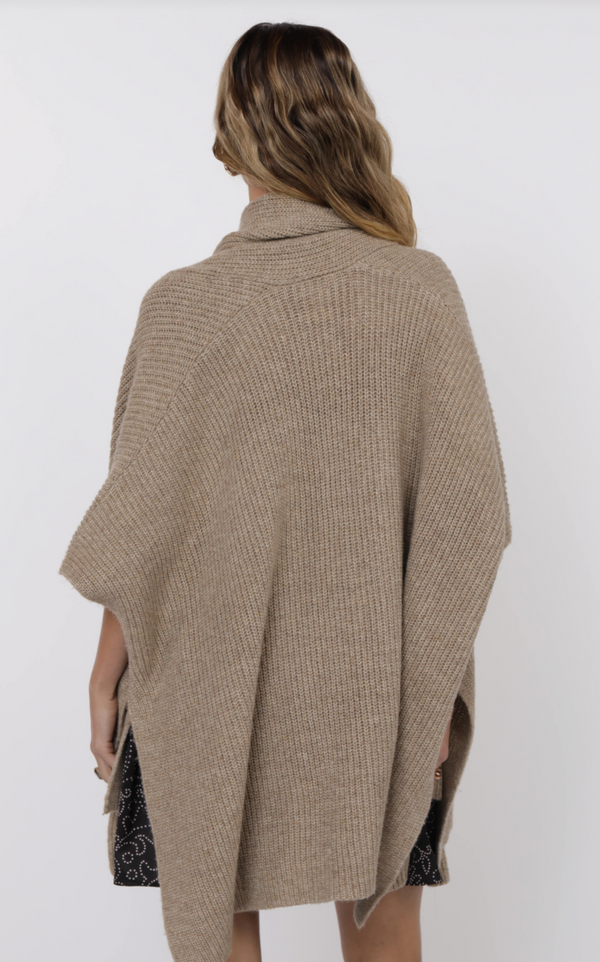 Brienna Scarf Poncho Cardigan