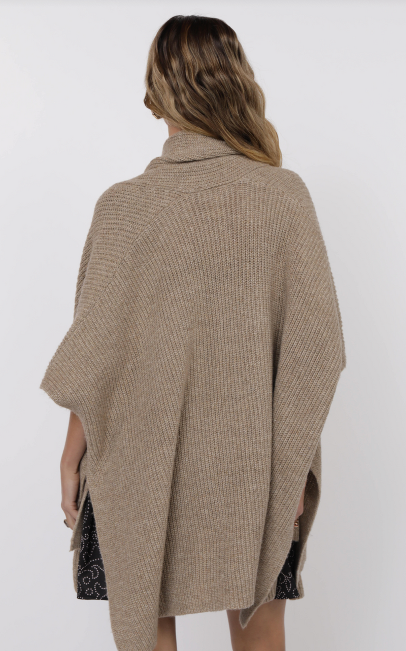 Brienna Scarf Poncho Cardigan