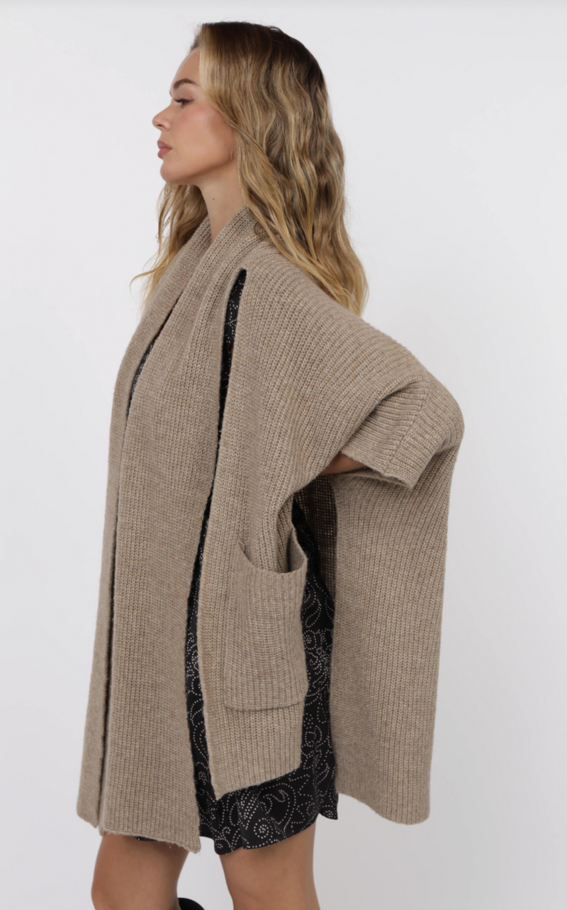 Brienna Scarf Poncho Cardigan