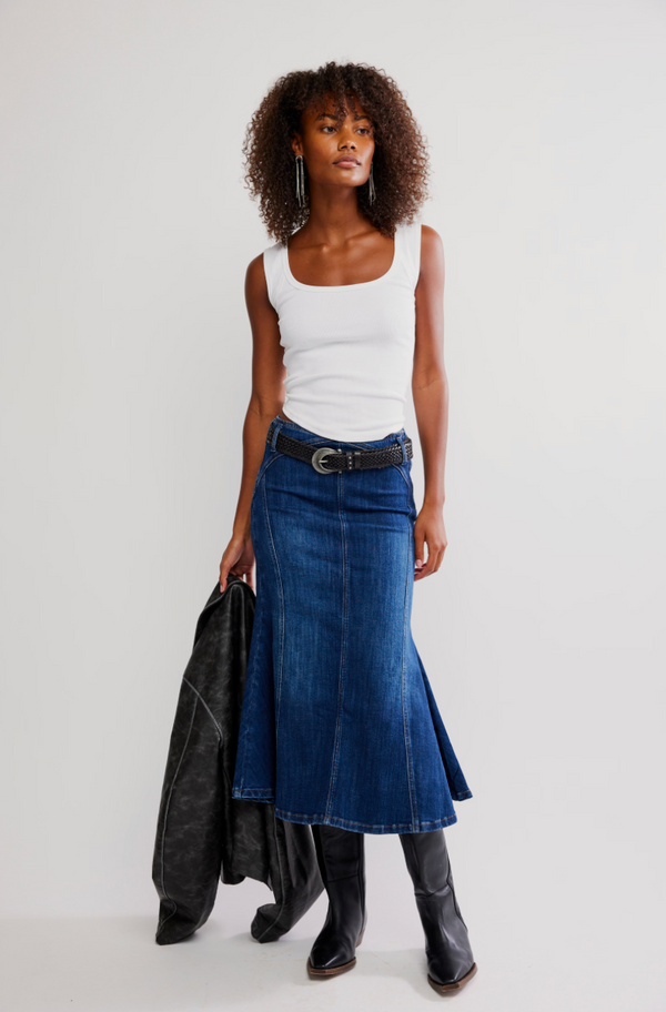 Zia Denim Skirt Bad Habits