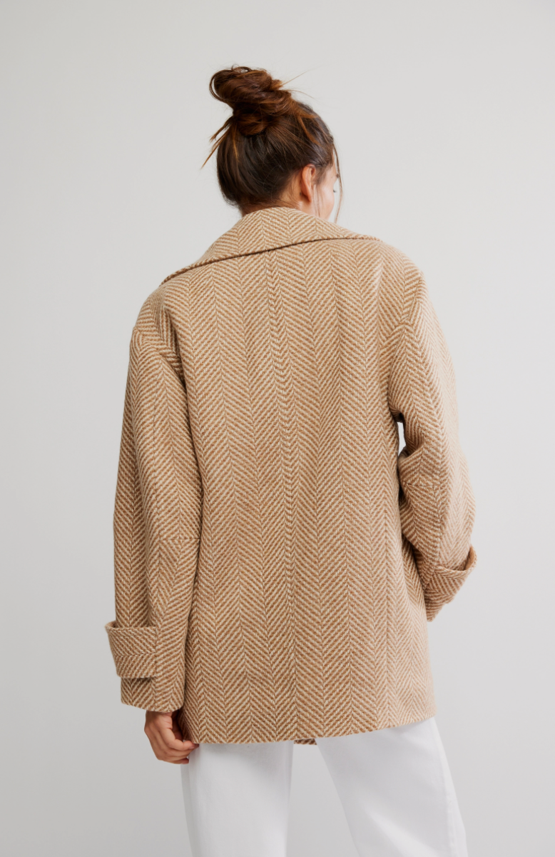 Ari Wool Peacoat Tan