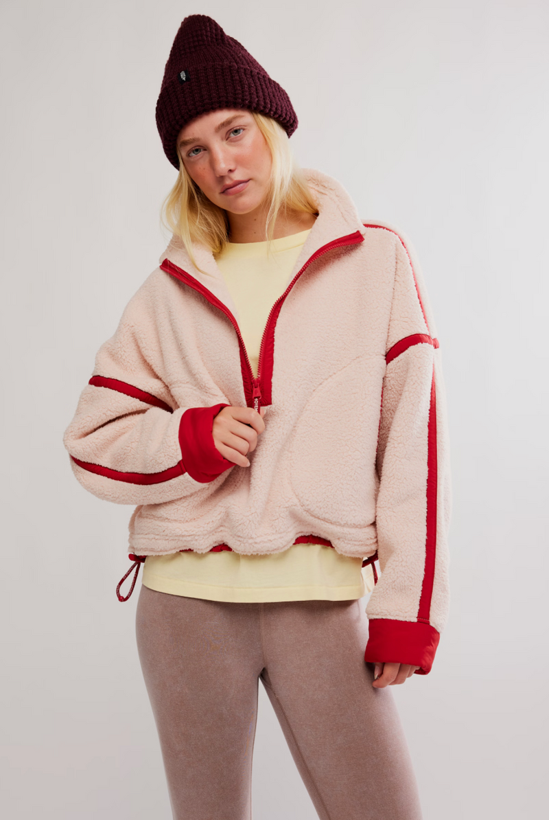 Mountain High Half Zip Fleece Ballet Slipper Combo