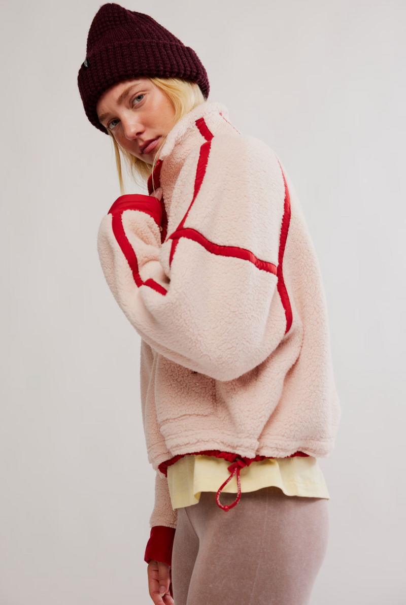 Mountain High Half Zip Fleece Ballet Slipper Combo