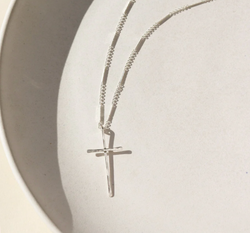 Grace Cross Necklace Sterling Silver