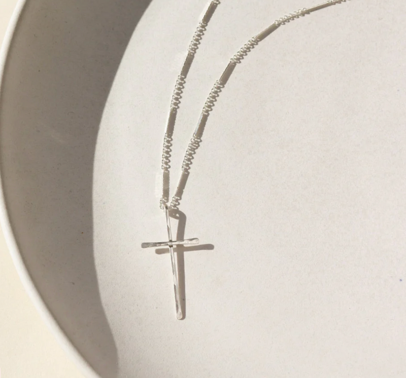 Grace Cross Necklace Sterling Silver