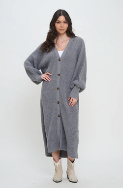 The Holloway Duster Heather Grey