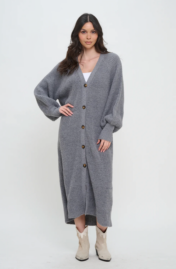 The Holloway Duster Heather Grey