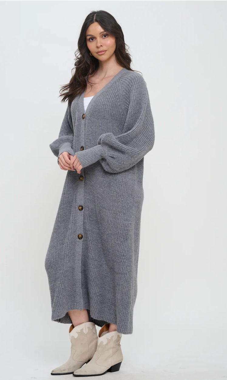 The Holloway Duster Heather Grey