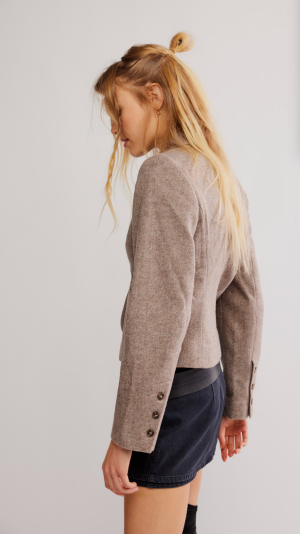 Whip Smart Blazer Ivory