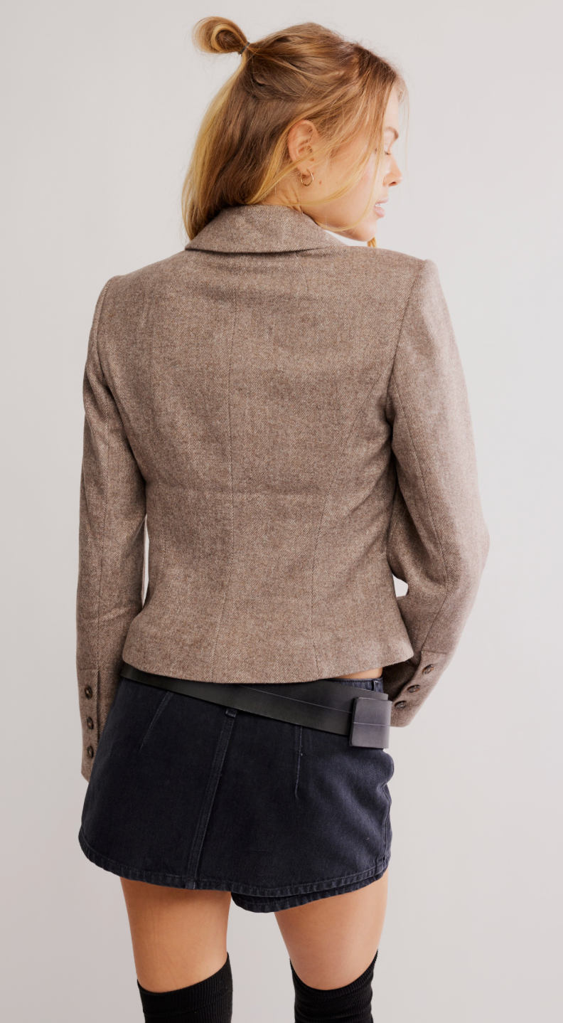 Whip Smart Blazer Ivory