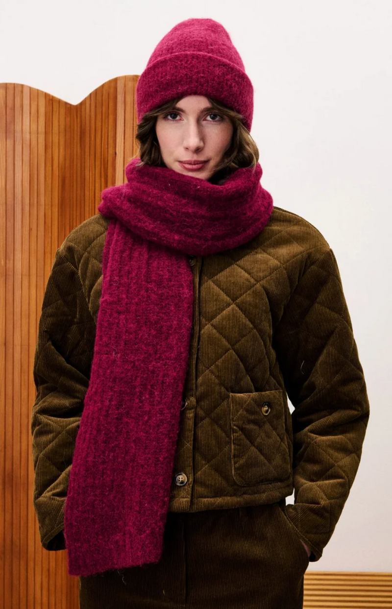 Corydalis Scarf in Bordeaux