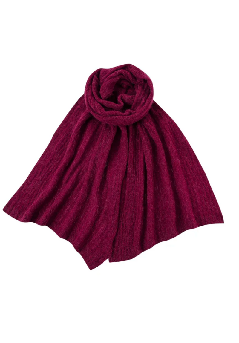 Corydalis Scarf in Bordeaux