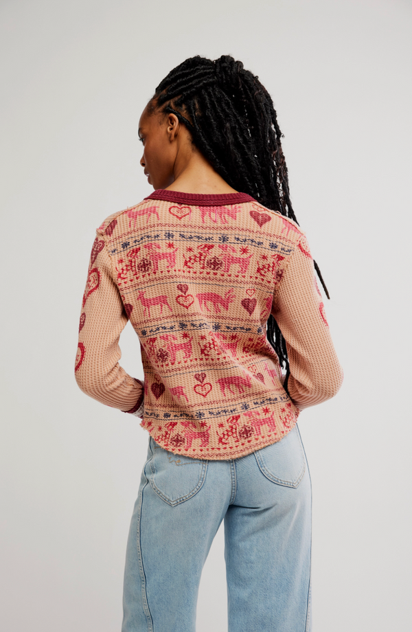 We The Free Blissful Layering Tee Latte Combo