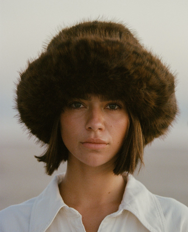 Snuggle Bucket Hat Leopard