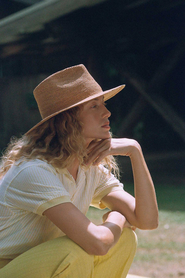 Inca Fedora Hat Natural
