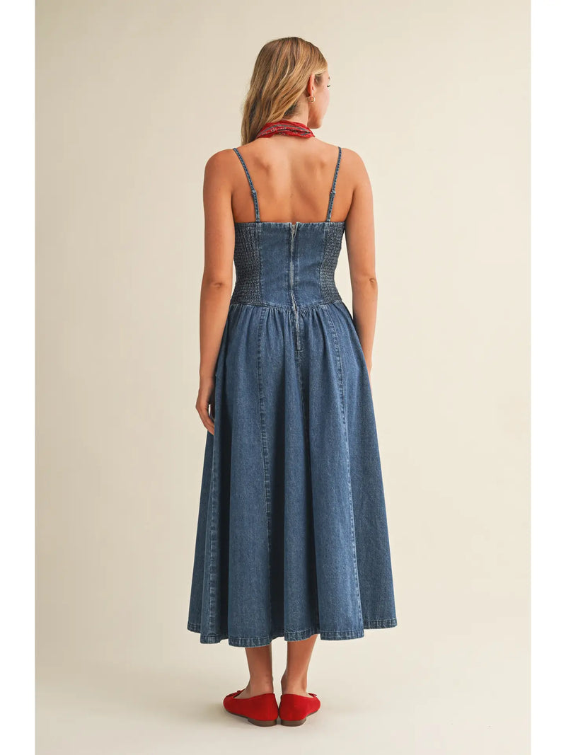The Daisy Ridge Denim Dress